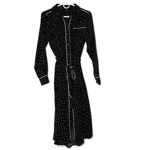 Whowhatwear long sleeve midi shirt dress